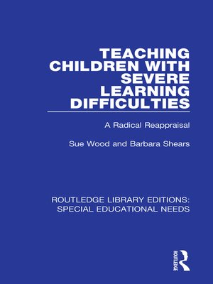 cover image of Teaching Children with Severe Learning Difficulties
